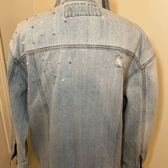 Express Denim Jacket. Size XS/S Great Condition - Picture 5 of 8